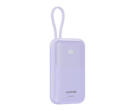 CANYON Powerbank OnPower 101 z kablem 10000 mAh PD22.5W Fioletowy - 1320626 - zdjęcie 3